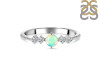 Opal & White Topaz Ring OPL-RDR-2211.