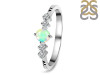 Opal & White Topaz Ring OPL-RDR-2211.