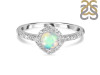 Opal & White Topaz Ring OPL-RDR-2260.