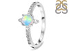 Opal & White Topaz Ring OPL-RDR-2282.