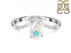 Opal & White Topaz Ring OPL-RDR-2283.