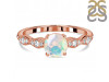 Opal & White Topaz Ring OPL-RDR-2288.