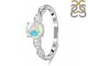 Opal & White Topaz Ring OPL-RDR-2288.