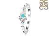 Opal & White Topaz Ring OPL-RDR-2389.