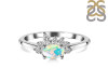 Opal & White Topaz Ring OPL-RDR-2418.