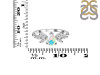 Opal & White Topaz Ring OPL-RDR-2556.