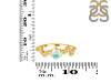 OPAL & White Topaz Ring OPL-RDR-2981.