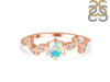 OPAL & White Topaz Ring OPL-RDR-2981.