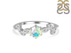 OPAL & White Topaz Ring OPL-RDR-2981.