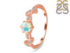 OPAL & White Topaz Ring OPL-RDR-2981.