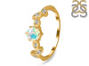 OPAL & White Topaz Ring OPL-RDR-2981.