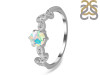 OPAL & White Topaz Ring OPL-RDR-2981.