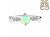 Opal & White Topaz Ring OPL-RDR-3166.
