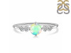 Opal & White Topaz Ring OPL-RDR-3167.