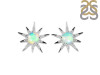 Opal & White Topaz Stud Earring OPL-RE-50.