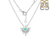Opal & White Topaz Necklace OPL-RN-72.