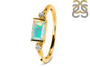 Opal & White Topaz Ring OPL-RR-135.