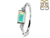 Opal & White Topaz Ring OPL-RR-135.