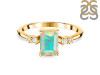 Opal & White Topaz Ring OPL-RR-139.