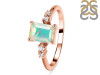 Opal & White Topaz Ring OPL-RR-139.