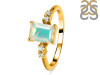 Opal & White Topaz Ring OPL-RR-139.
