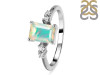 Opal & White Topaz Ring OPL-RR-139.
