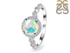 Opal & White Topaz Ring OPL-RR-267.