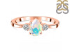 Opal & White Topaz Ring OPL-RR-335.