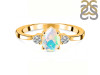 Opal & White Topaz Ring OPL-RR-335.