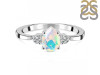 Opal & White Topaz Ring OPL-RR-335.