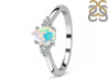 Opal & White Topaz Ring OPL-RR-335.
