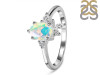 Opal & White Topaz Ring OPL-RDR-2398.