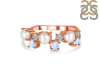 Pearl & Moonstone & White Topaz Ring PAL-RDR-4006.