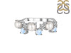 Pearl & Moonstone & White Topaz Ring PAL-RDR-4006.