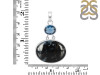 Pietersite/London Blue Topaz Pendant-2SP PIT-1-159