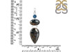 Pietersite/London Blue Topaz Pendant-2SP PIT-1-187
