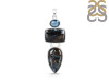 Pietersite/London Blue Topaz Pendant-2SP PIT-1-200