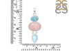 Pink Opal/Larimar/Moonstone Pendant-2SP PKO-1-108