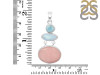 Pink Opal/Larimar/Moonstone Pendant-2SP PKO-1-109