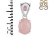 Pink Opal & Tourmaline Pendant PKO-RDP-553-V-TRM-LOOP.