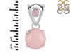 Pink Opal & Tourmaline Pendant PKO-RDP-557-TRM-V-LOOP.