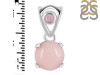 Pink Opal & Tourmaline Pendant PKO-RDP-561-TRM-V-LOOP.