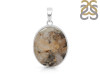 Plume Agate Pendant-SP PLA-1-13