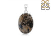 Plume Agate Pendant-SP PLA-1-14