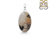 Plume Agate Pendant-SP PLA-1-15