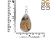 Plume Agate Pendant-SP PLA-1-19
