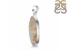 Plume Agate Pendant-SP PLA-1-27
