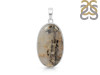 Plume Agate Pendant-SP PLA-1-32
