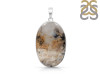 Plume Agate Pendant-SP PLA-1-37