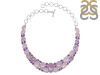 Phosphosiderite/Amethyst Necklace-NJ PPD-12-1